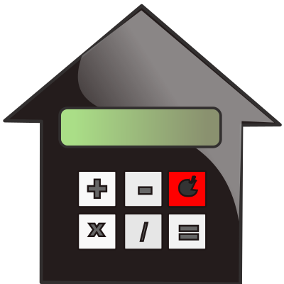 Mortgage calculator clipart