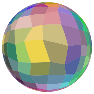 Mosaic Ball On A Diet clipart
