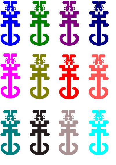 MOSAICO KOGUI clipart