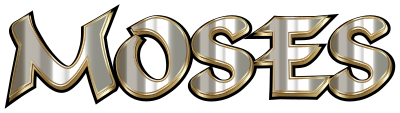 Moses Typography II clipart