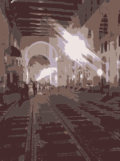 Mosque in Damascus clipart