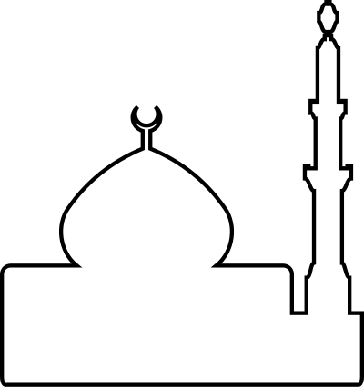 Mosque symbol clipart