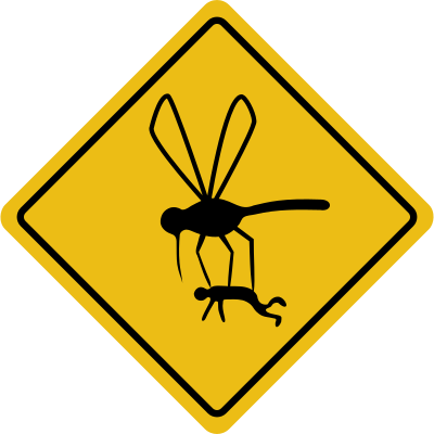 Mosquito hazard clipart