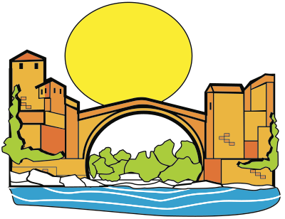Mostar Bridge clipart
