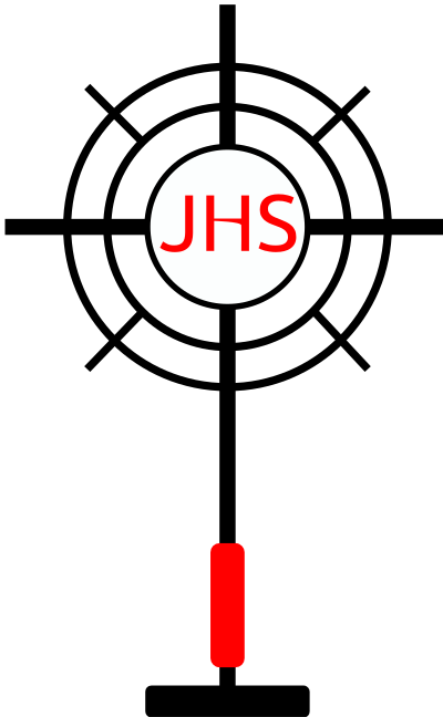 Mostrance holy host clipart