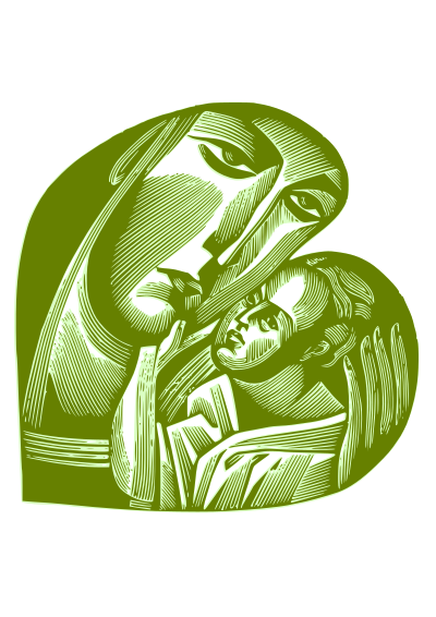 Mother and child 02 clipart