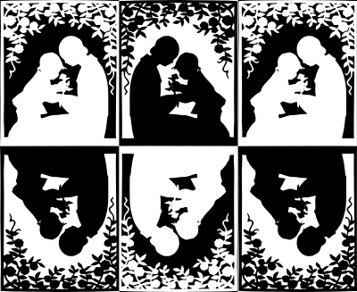 Mother and Child clipart