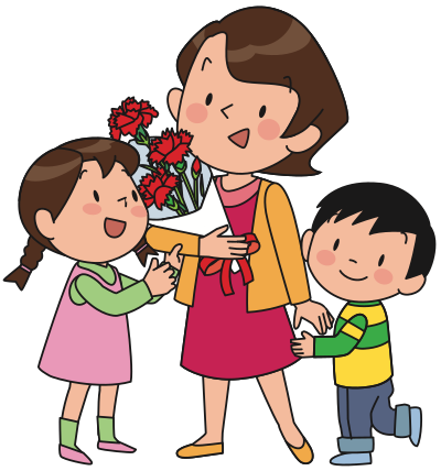 Mother and Children (#2) clipart