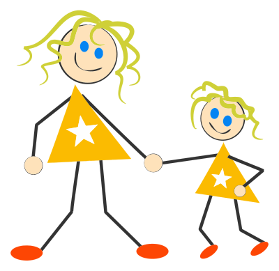 Mother And Daughter clipart