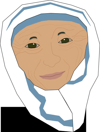 Mother Teresa clipart