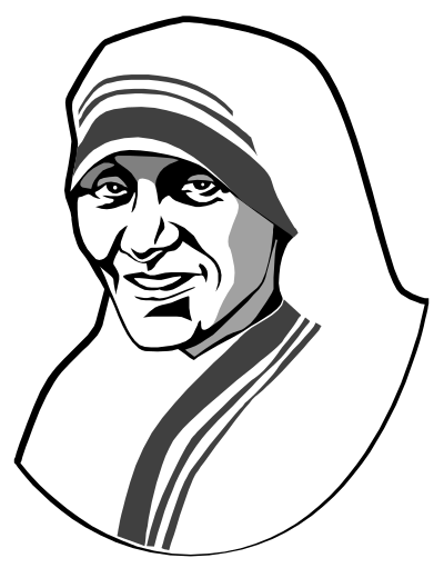 Mother teresa clipart