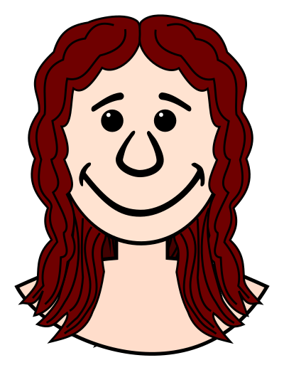 Mother's face clipart