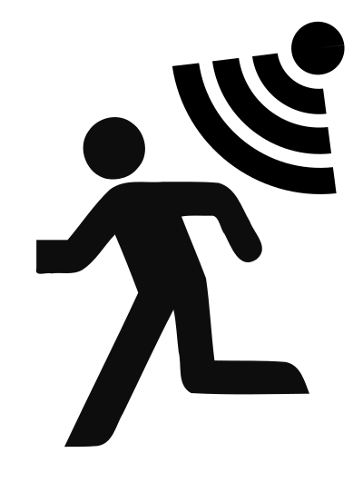 Motion detection clipart