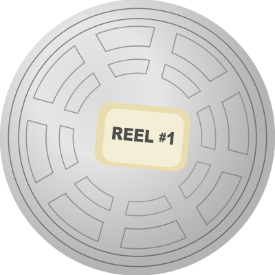 Motion Picture Film Reel Canister clipart
