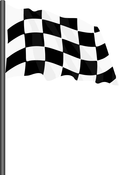 Motor racing flag 1 - chequered flag clipart