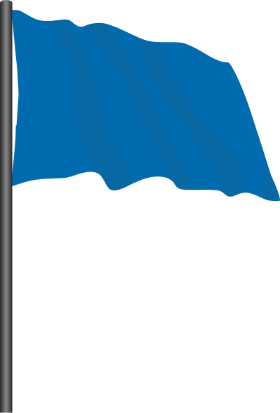 Motor racing flag 6 - blue flag clipart