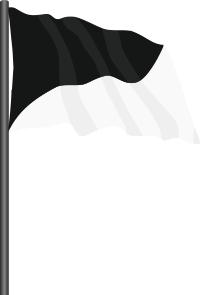 Motor racing flag 7 - black and white flag clipart