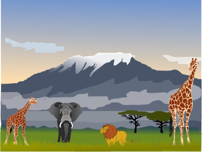 Mount Kilimanjaro clipart