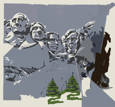 Mount Rushmore clipart