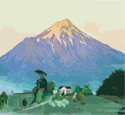 Mount Taranaki clipart