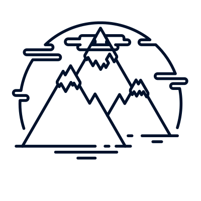 Mountain island clipart