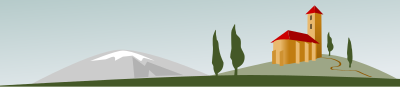 Mountain landscape clipart