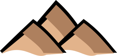 Mountain - map symbol clipart