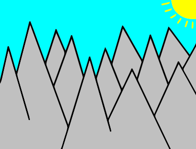 Mountains clipart