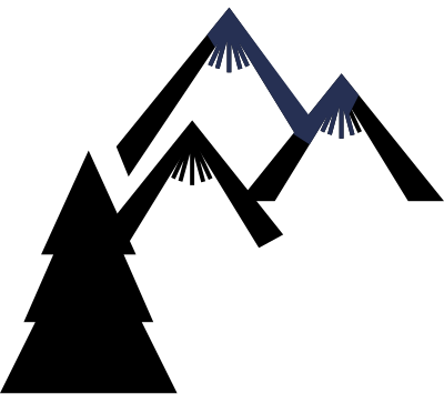 Mountains and Tree clipart