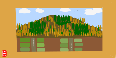 Mountains in fall 2014 clipart