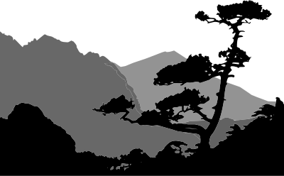Mountains Silhouette clipart
