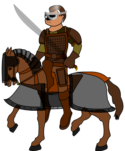 Mounted Knight clipart