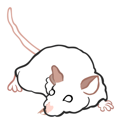 Mouse - coloured clipart