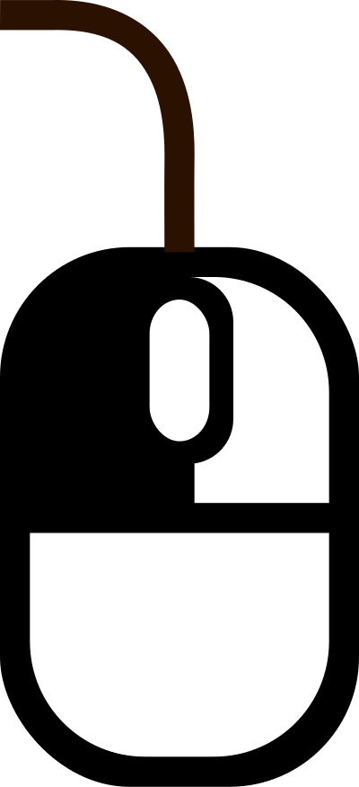 Mouse Left Click clipart