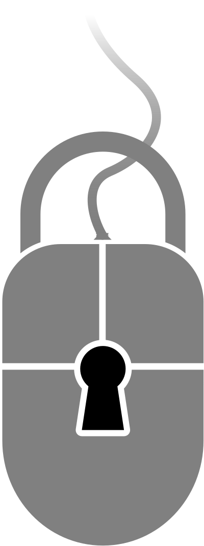 Mouse lock clipart
