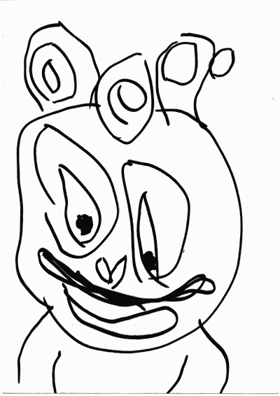 Moustache Bear clipart