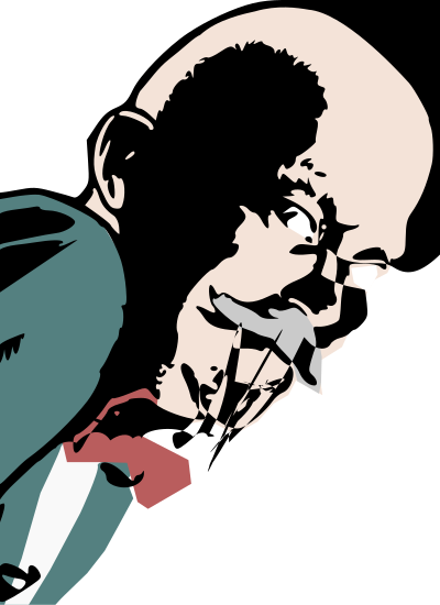 Moustache man clipart