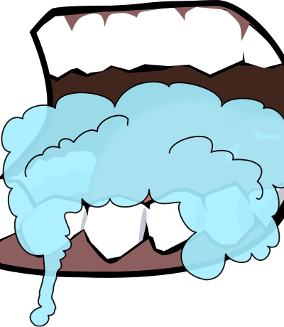 Mouth Foaming 1 clipart