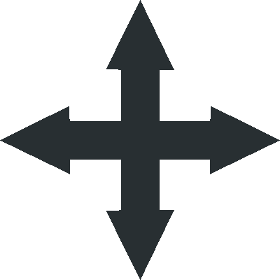 Move or Resize Arrow Icon clipart