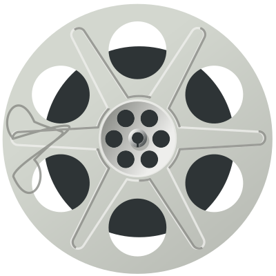 Movie reel clipart