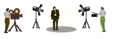 Movie Set clipart