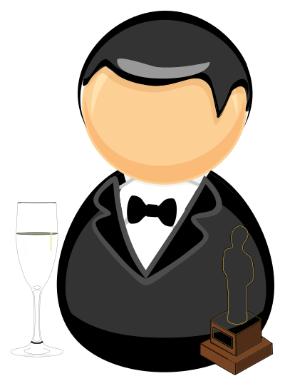 Movie star / actor clipart