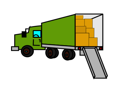 Moving truck clipart