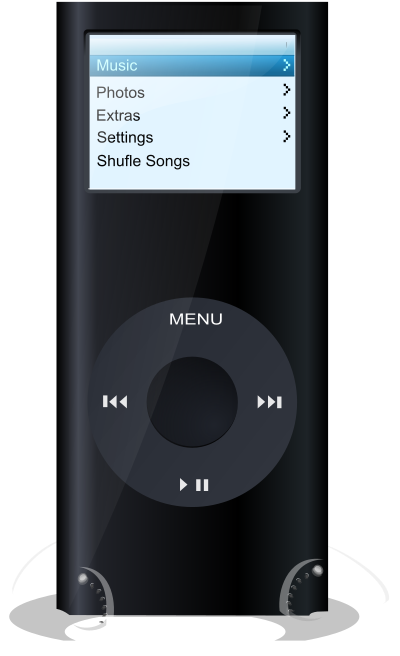 Mp3 player clipart