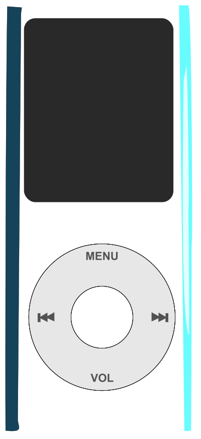 MP4 player clipart