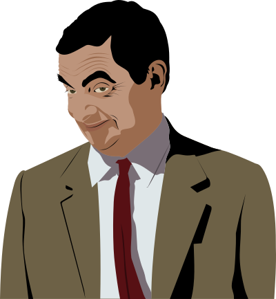 Mr. Bean (color) clipart