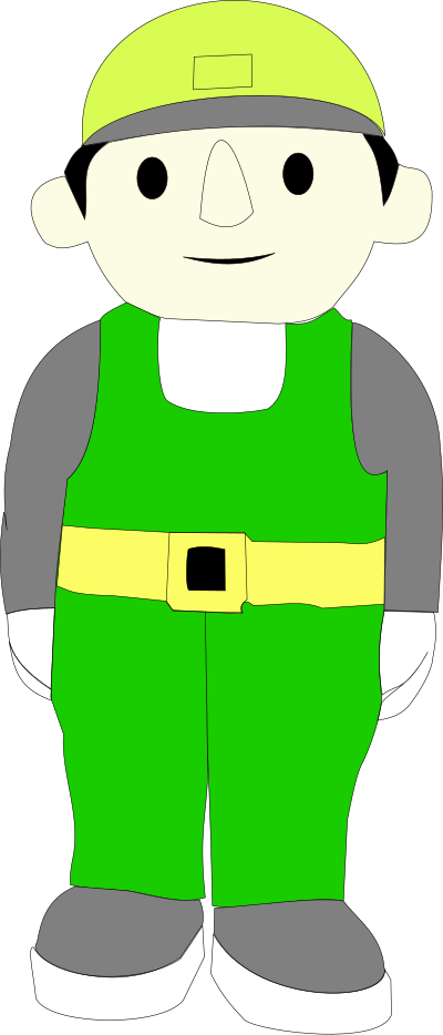 Mr. man clipart