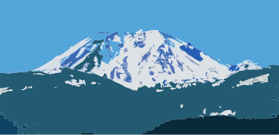 Mt Lassen clipart