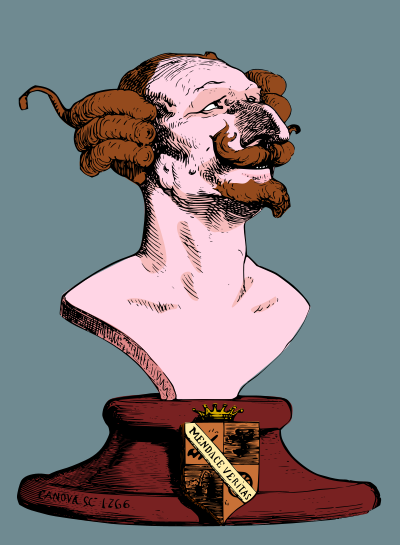 Muenchhausen colored clipart