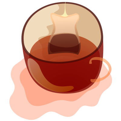Mug of tea clipart